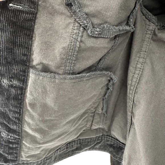 Style & Co Womens Black Corduroy Button Front Jacket Size S - Picture 4 of 9